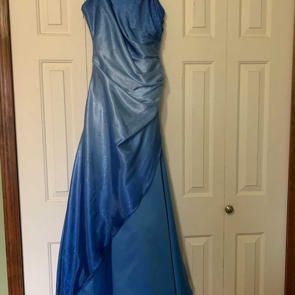 Jump Asymmetrical Blue Dress